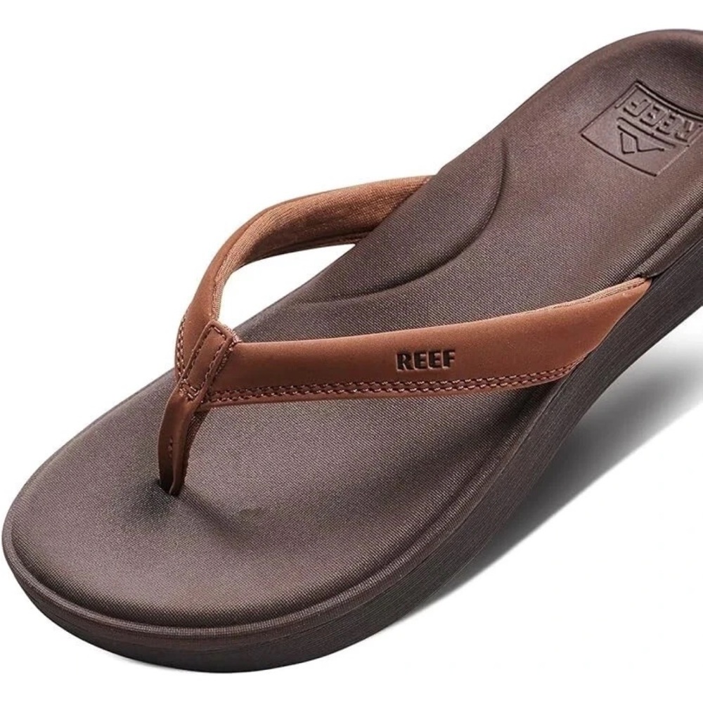 Woman Reef Cushion Cloud Super Soft Molded Footbed CJ3634 Color Espresso Sz 6 - Picture 4 of 6